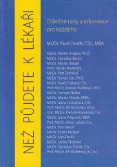 kniha Než půjdete k lékaři, Milan Zevl 2008