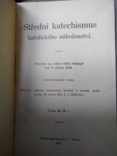 kniha Střední katechismus katolického náboženství ..., Státní nakladatelství 1931