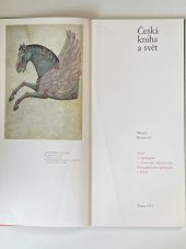 kniha Česká kniha a svět, Artia ve spolupráci s Oborovým ředitelstvím Polygrafického průmyslu v Praze 1973