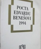 kniha Pocta Edvardu Benešovi 1994, Společnost Edvarda Beneše 1994
