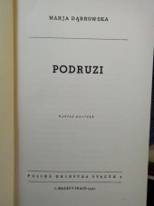 kniha Podruzi = [Ludzie stamtad] : Cyklus povídek, L. Mazáč 1937