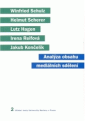 kniha Analýza obsahu mediálních sdělení, Karolinum  2004