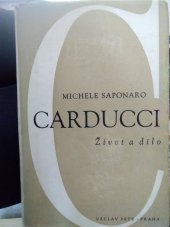 kniha Carducci život a dílo, Václav Petr 1941