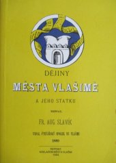 kniha Dějiny města Vlašimě a jeho statku, [Městský úřad] 1994
