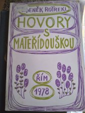 kniha Hovory s mateřídouškou Výbor z poezie 1962-1970, Křesťanská akademie 1978