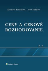 kniha Ceny a cenové rozhodovanie, Wolters Kluwer 2020