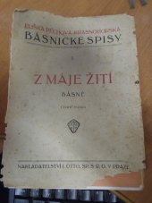 kniha Z máje žití básně, J. Otto 1920