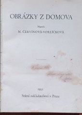 kniha Obrázky z domova, Státní nakladatelství 1931