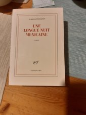 kniha Une longue nuit mexicaine, Gallimard 2019