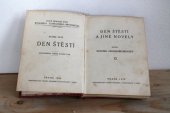 kniha Den štěstí a jiné novely, Českomoravské podniky tiskařské a vydavatelské 1926