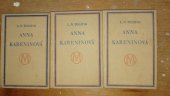 kniha Anna Karenina Díl I román o třech dílech., Vladimír Orel 1929