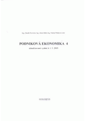 kniha Podniková ekonomika 4, Moraviapress 2005