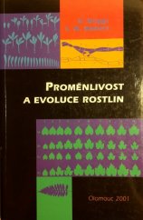 kniha Proměnlivost a evoluce rostlin, Univerzita Palackého 2001