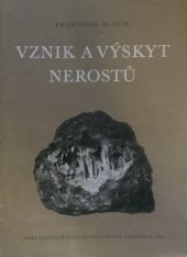 kniha Vznik a výskyt nerostů Celost. vysokoškol. učebnice, SNTL 1954