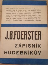 kniha Zápisník hudebníkův, Státní nakladatelství 1929