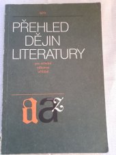 kniha Přehled dějin literatury pro střední odborná učiliště, SPN 1989