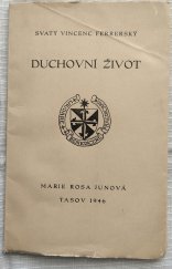 kniha Duchovní život, Marie Rosa Junová 1946