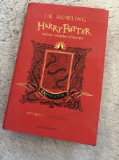 kniha Harry Potter and the Chamber of Secrets Gryffindor, 20th anniversary edition, Bloomsbury 2018