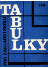 kniha Tabulky pro základní školu, Státní pedagogické nakladatelství 1990