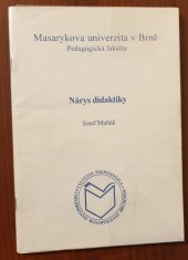kniha Nárys didaktiky, Masarykova univerzita 1995