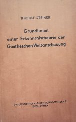 kniha Grundlinien einer Erkenntnistheorie der Goetheschen Weltanschauung, Der Kommende Tag 1924