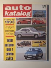 kniha Autokatalog Modelový rok 1993, Moto-press 1992