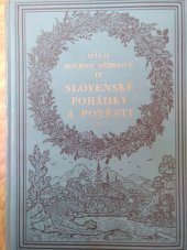 kniha Slovenské pohádky a pověsti. I., Kvasnička a Hampl 1929