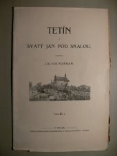 kniha Tetín a svatý Jan pod Skalou, Kotrba 1905