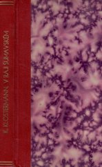 kniha V ráji šumavském román, Jos. R. Vilímek 1938