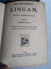 kniha Lingam Dvanáct asijských novel, Máj 1919