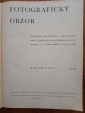kniha Fotografický obzor  Ročník 47., Politika 1939