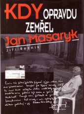 kniha Kdy opravdu zemřel Jan Masaryk, Bondy 2014