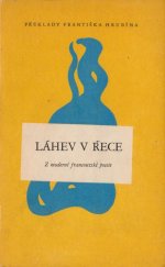 kniha Láhev v řece Výběr moderní francouzské poesie, Josef Lukašík 1948