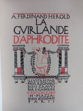 kniha La guirlande d'Aphrodite, Henri Piazza & Cie 1919