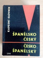kniha Španělsko-český, česko-španělský kapesní slovník, SPN 1962