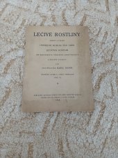 kniha Léčivé rostliny, Dr. Ed. Grégr 1928