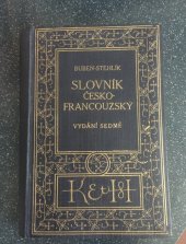 kniha Slovník česko-francouzský [s připojenou výslovností a se zvláštním zřetelem k francouzským rčením a vazbám jakož i potřebám obchodní korespondence] = Dictionnaire tchèque-français ..., Kvasnička a Hampl 1936