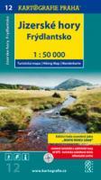 kniha Jizerské hory, turistická mapa č. 12, 1 : 50 000, Kartografie 2013