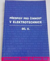 kniha Předpisy pro činnost v elektrotechnice 2, Zdeněk Maslo 