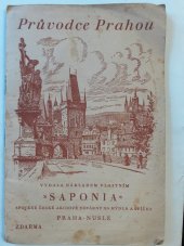 kniha Průvodce Prahou, Saponia, spojené české akciové továrny na mýdla a svíčky 1938