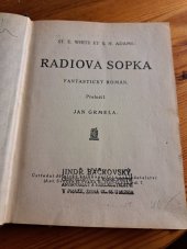 kniha Radiová sopka Fantastický rom., Právo lidu 1925