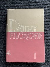 kniha Dějiny filozofie. Díl 1, SPN 1981