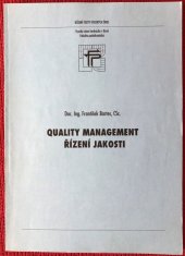 kniha Quality management řízení jakosti, Zdeněk Novotný 2004