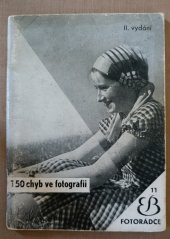 kniha 150 chyb ve fotografii a jak je sprovodíme se světa, E. Beaufort 1938
