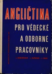 kniha Angličtina pro vědecké a odborné pracovníky Základní kurs, Československá akademie věd 1962