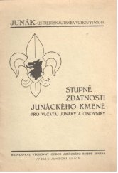 kniha Stupně zdatnosti junáckého kmene pro vlčata, junáky a činovníky, Junácká edice 1946