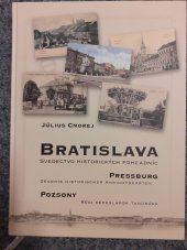 kniha Bratislava Svedectvo historických pohĺadníc, Region Poprad 2004