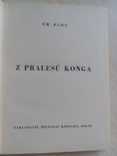 kniha Z pralesů Konga [cestopisný román pro mládež], Miloslav Kopecký 1946