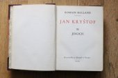 kniha Jan Kryštof . III, - Jinoch, Kvasnička a Hampl 1929
