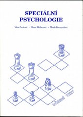 kniha Speciální psychologie, Národní centrum ošetřovatelství a nelékařských zdravotnických oborů 2003